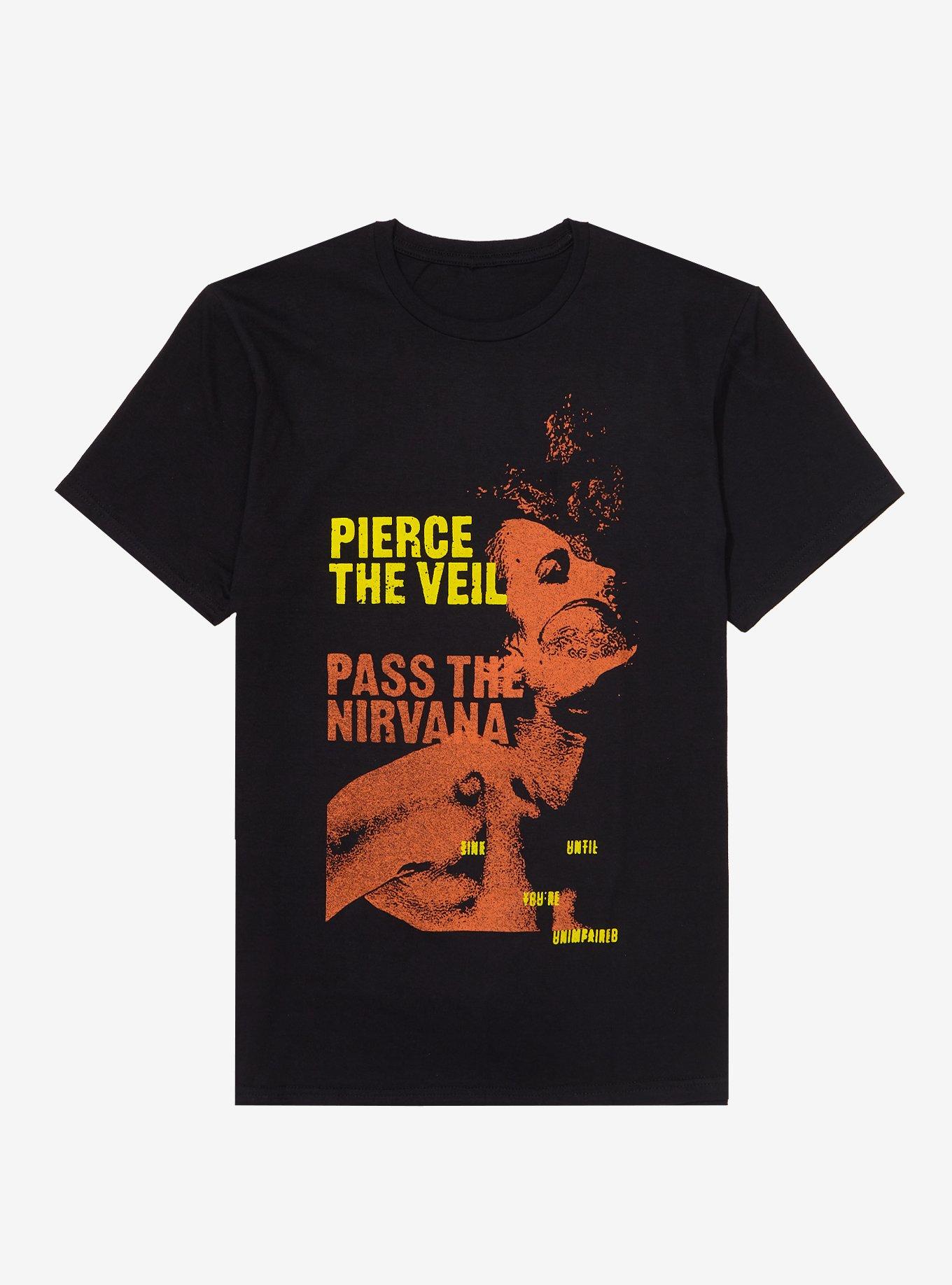 Pierce The Veil Pass The Nirvana T-Shirt, BLACK, hi-res