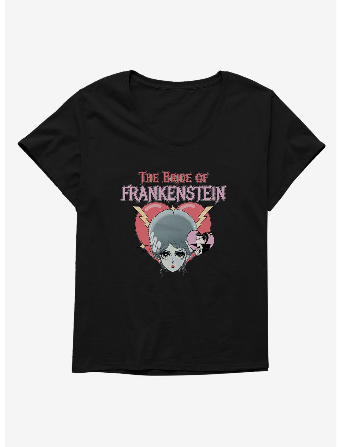 Monsters Anime The Bride Of Frankenstein Girls T-Shirt Plus Size, , hi-res