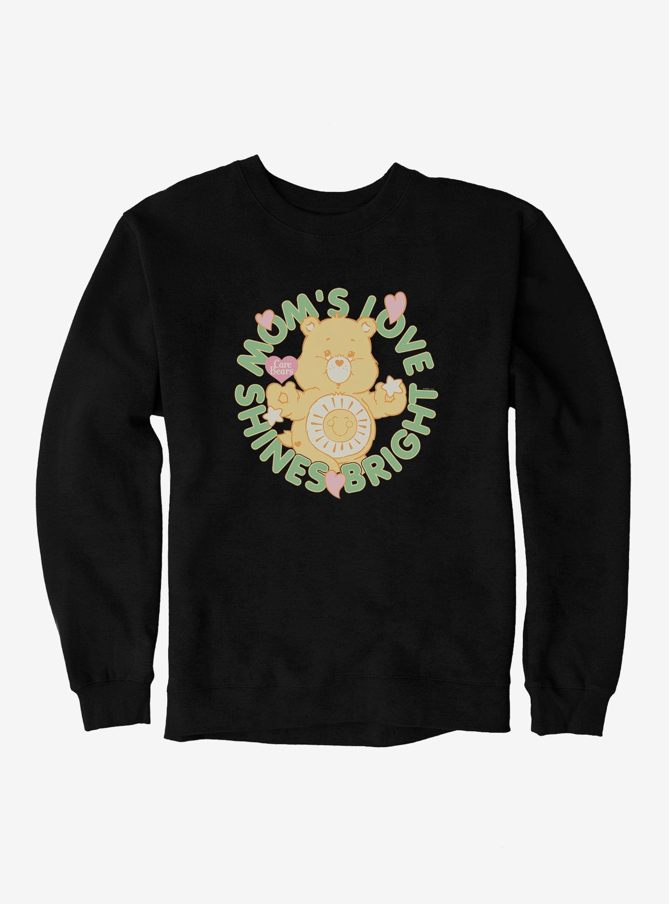 Care Bears Mom's Love Shines Bright Funshine Bear Sweatshirt, BLACK, hi-res