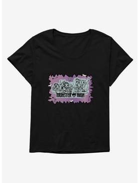 Monster High Group Pose Girls T-Shirt Plus Size, , hi-res