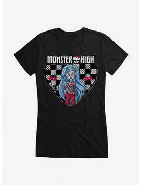 Monster High Ghoulia Yelps Checkerboard Heart Girls T-Shirt, , hi-res