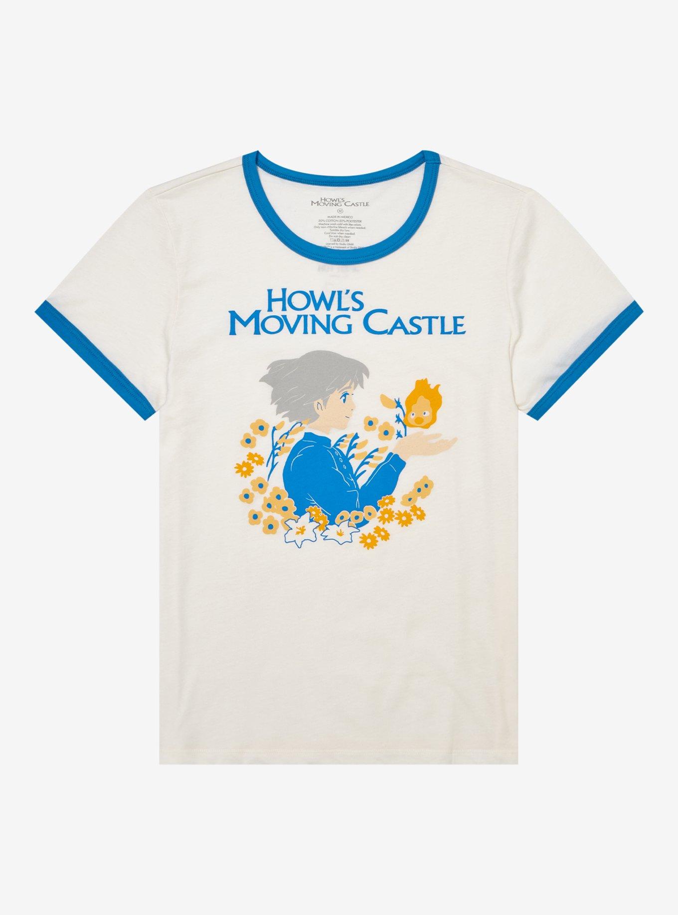トップス Howl's moving Castle tee Howl's Moving Castle Studio Ghibli Streetwear T-Shirt