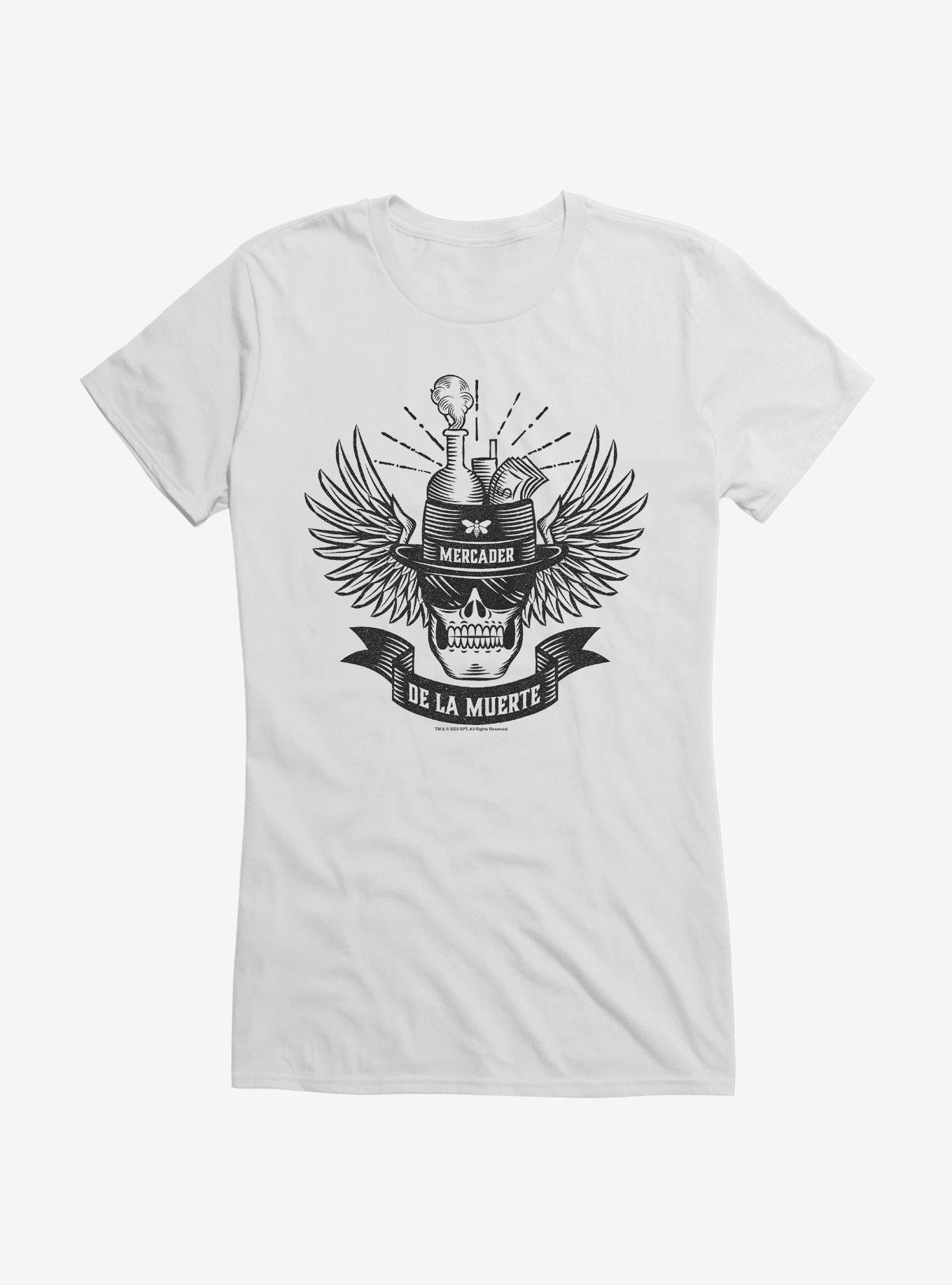 Breaking Bad Mercader De La Muerte Girls T-Shirt, WHITE, hi-res