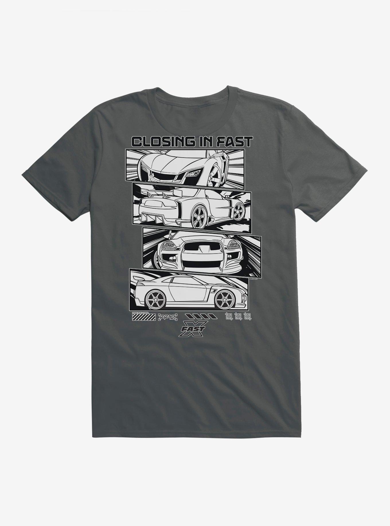 Fast X Closing In Fast JDM T-Shirt, CHARCOAL, hi-res