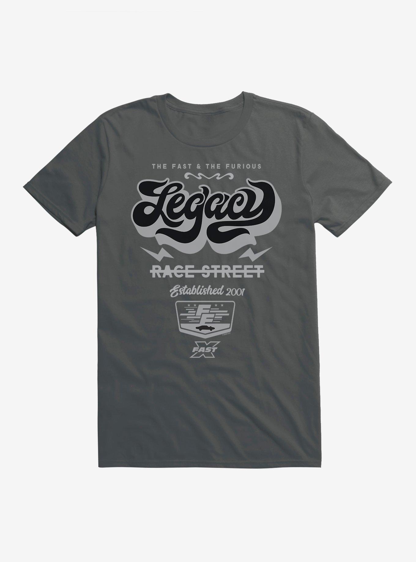 Fast X Legacy Race Street T-Shirt, CHARCOAL, hi-res