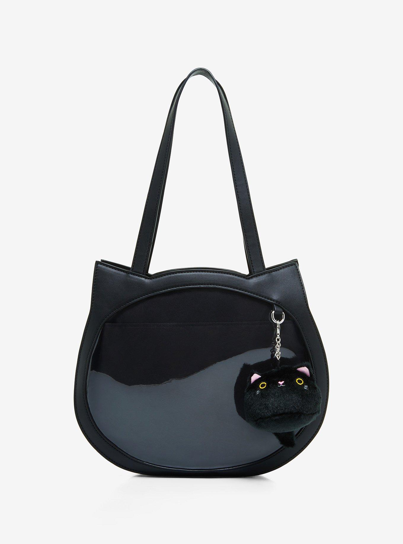 Leather on sale cat bag