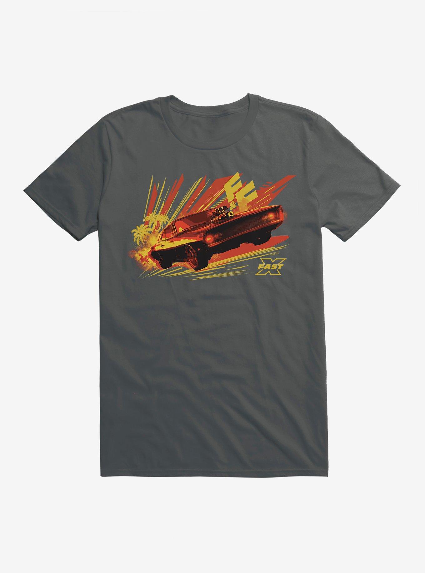 Fast X Dom Toretto's Charger T-Shirt, CHARCOAL, hi-res