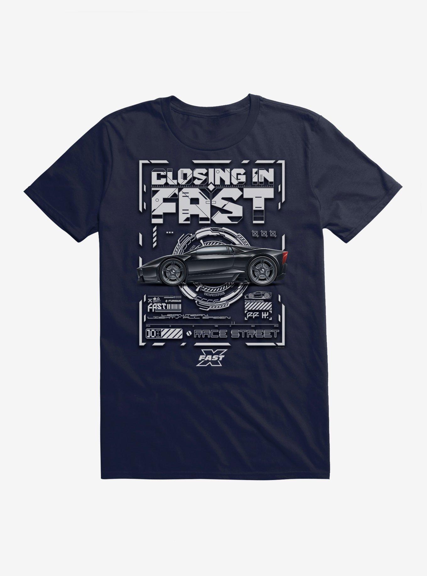 Fast X Closing In Fast T-Shirt, NAVY, hi-res