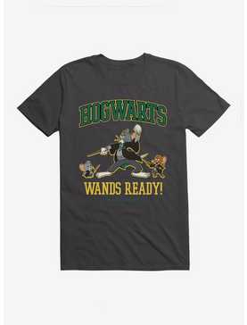 Tom & Jerry WB 100 Hogwarts Wands Ready! T-Shirt, , hi-res