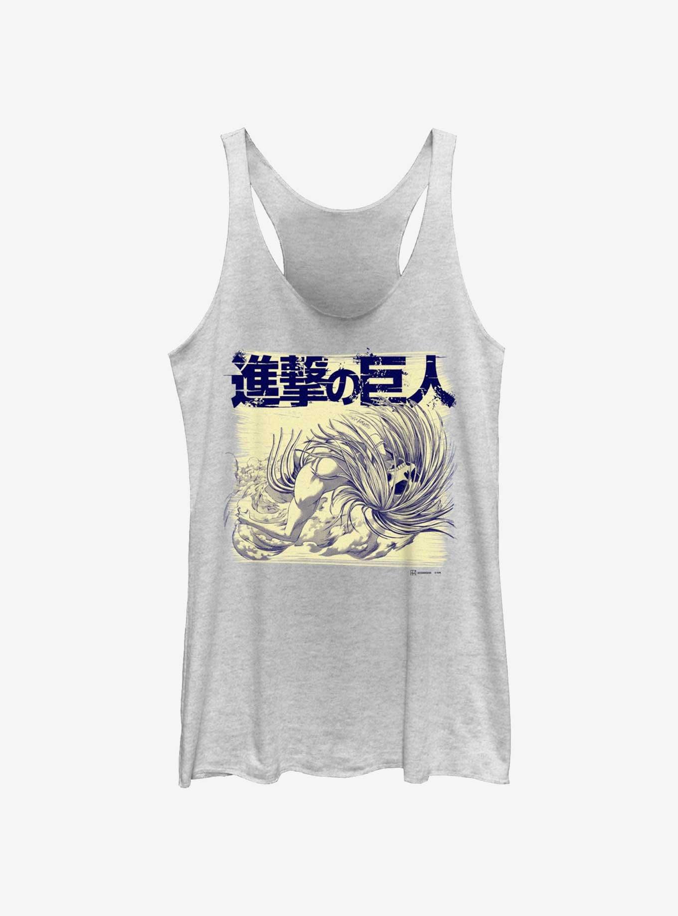 Attack on Titan Finding Titan Overlay Womens Tank Top