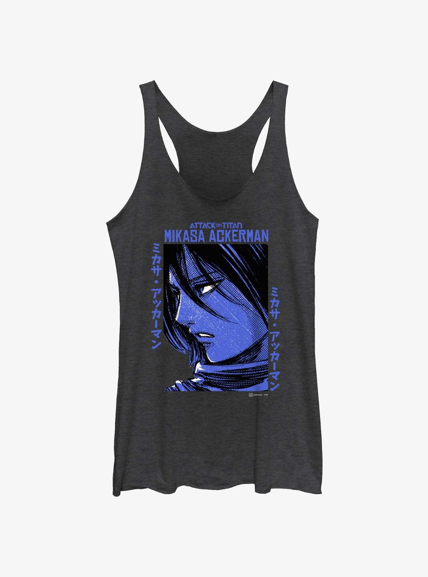Attack on Titan Mikasa Ackerman Portrait Womens Tank Top, , hi-res