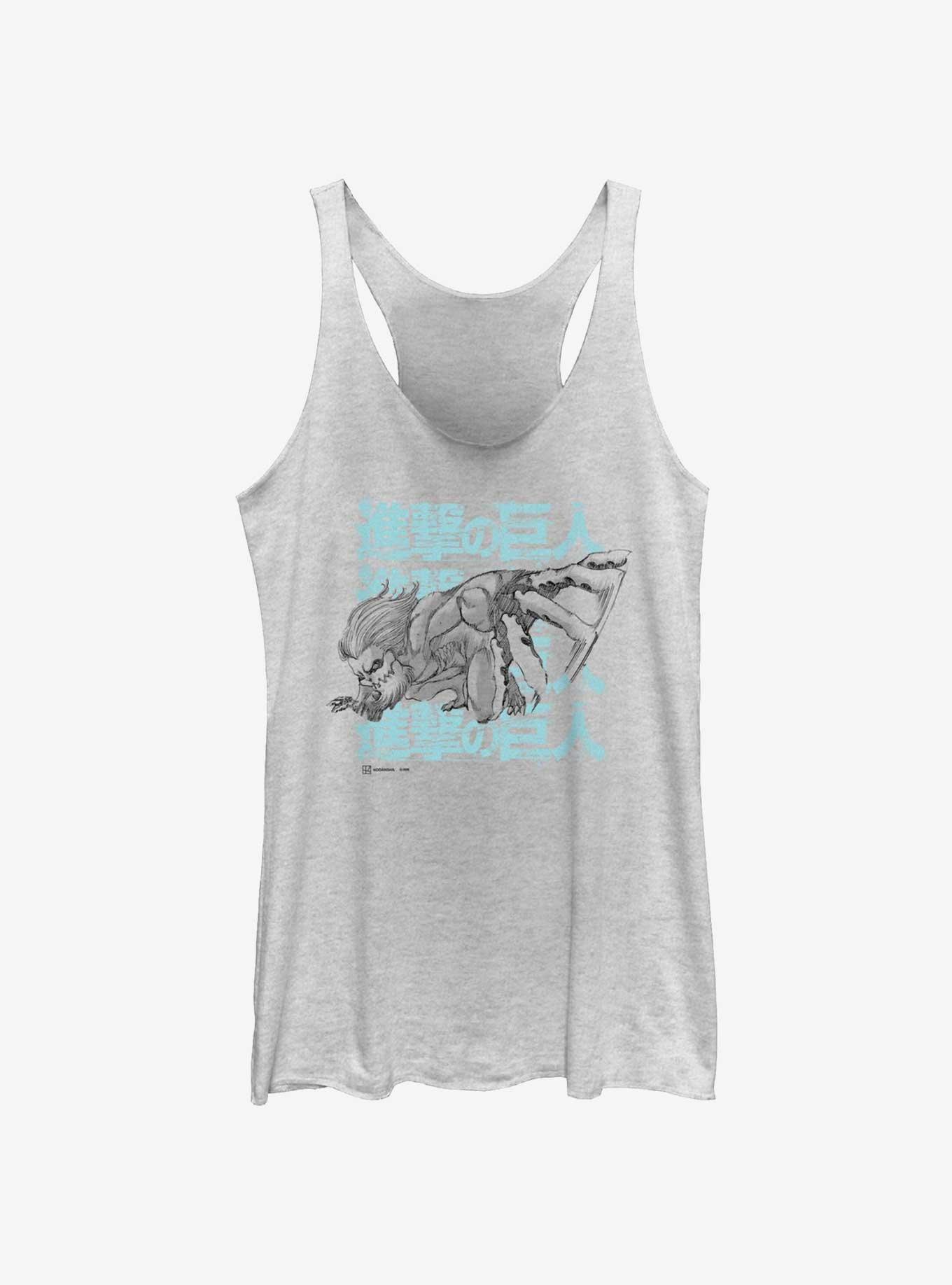 Attack on Titan Jaw Titan Womens Tank Top
