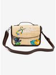 Disney Lilo & Stitch Embroidered Poses Straw Crossbody Bag, , hi-res