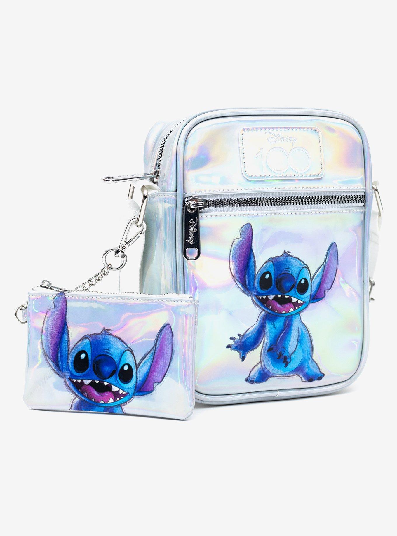 Disney100 Lilo And Stitch Iridescent Holographic Crossbody Bag And Wallet