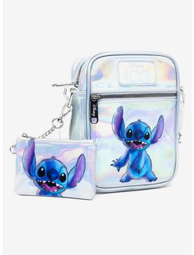 Plus Size Disney100 Lilo & Stitch Iridescent Holographic Crossbody Bag and Wallet, , hi-res