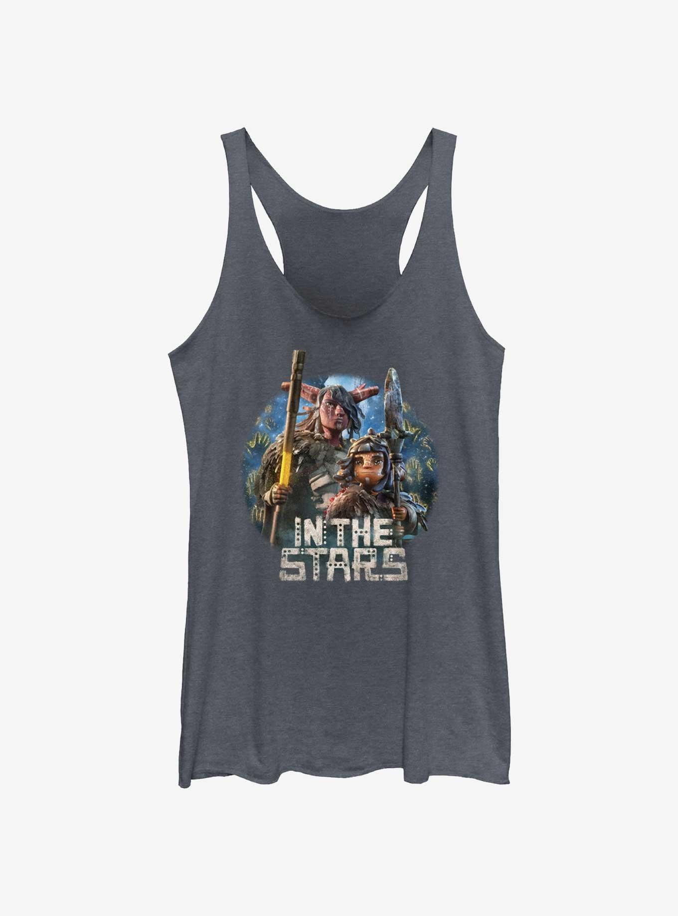 Star Wars: Visions In The Stars Girls Tank, NAVY HTR, hi-res