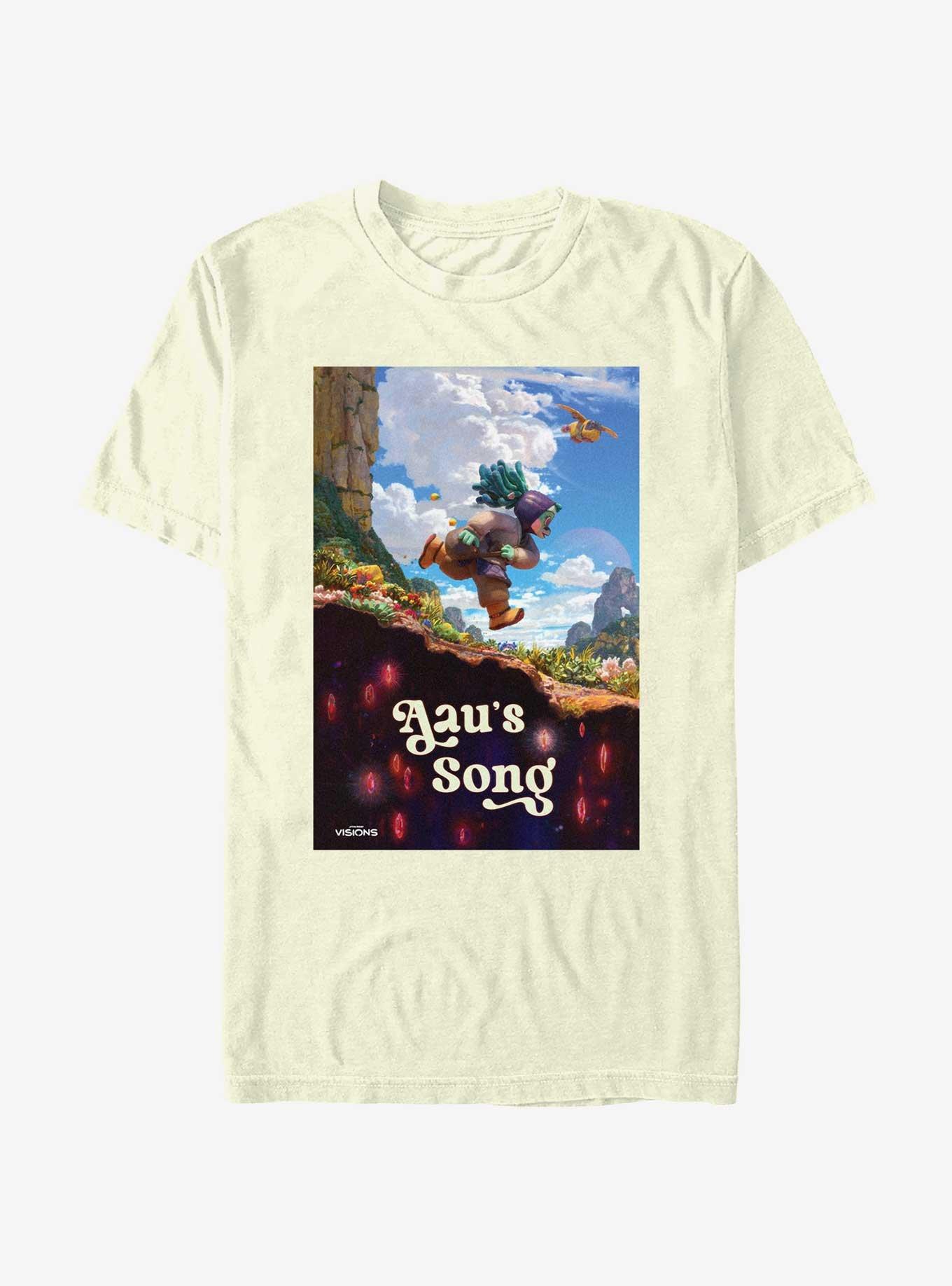 Star Wars: Visions Aau's Song Poster T-Shirt, NATURAL, hi-res