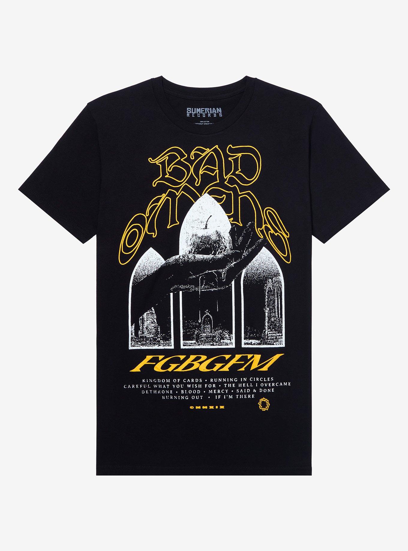 Bad Omens Finding God Before God Finds Me Tracklist T-Shirt, BLACK, hi-res