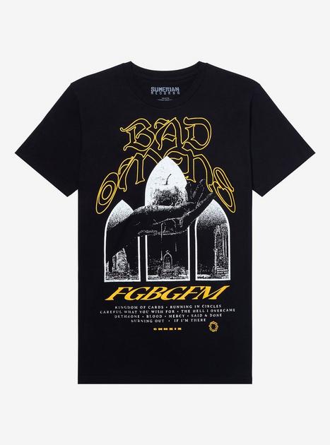 Bad Omens Finding God Before God Finds Me Tracklist T-Shirt | Hot Topic