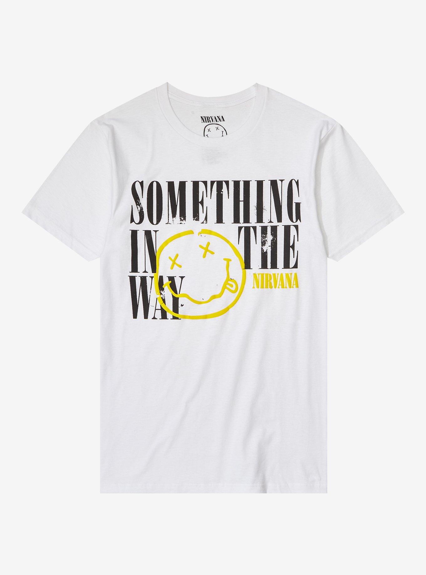 Nirvana Something In The Way Puff Paint T-Shirt