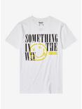 Nirvana Something In The Way Puff Paint T-Shirt, BRIGHT WHITE, hi-res