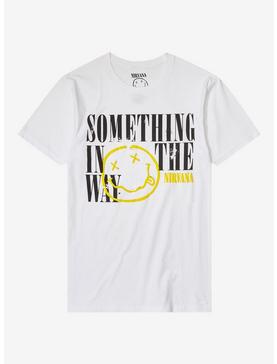 Nirvana Something In The Way Puff Paint T-Shirt, , hi-res