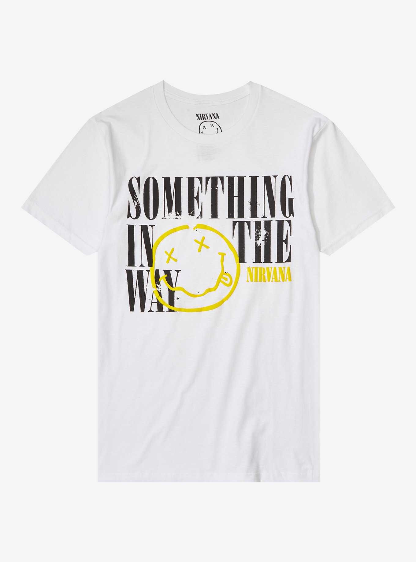 Nirvana Something In The Way Puff Paint T-Shirt, , hi-res