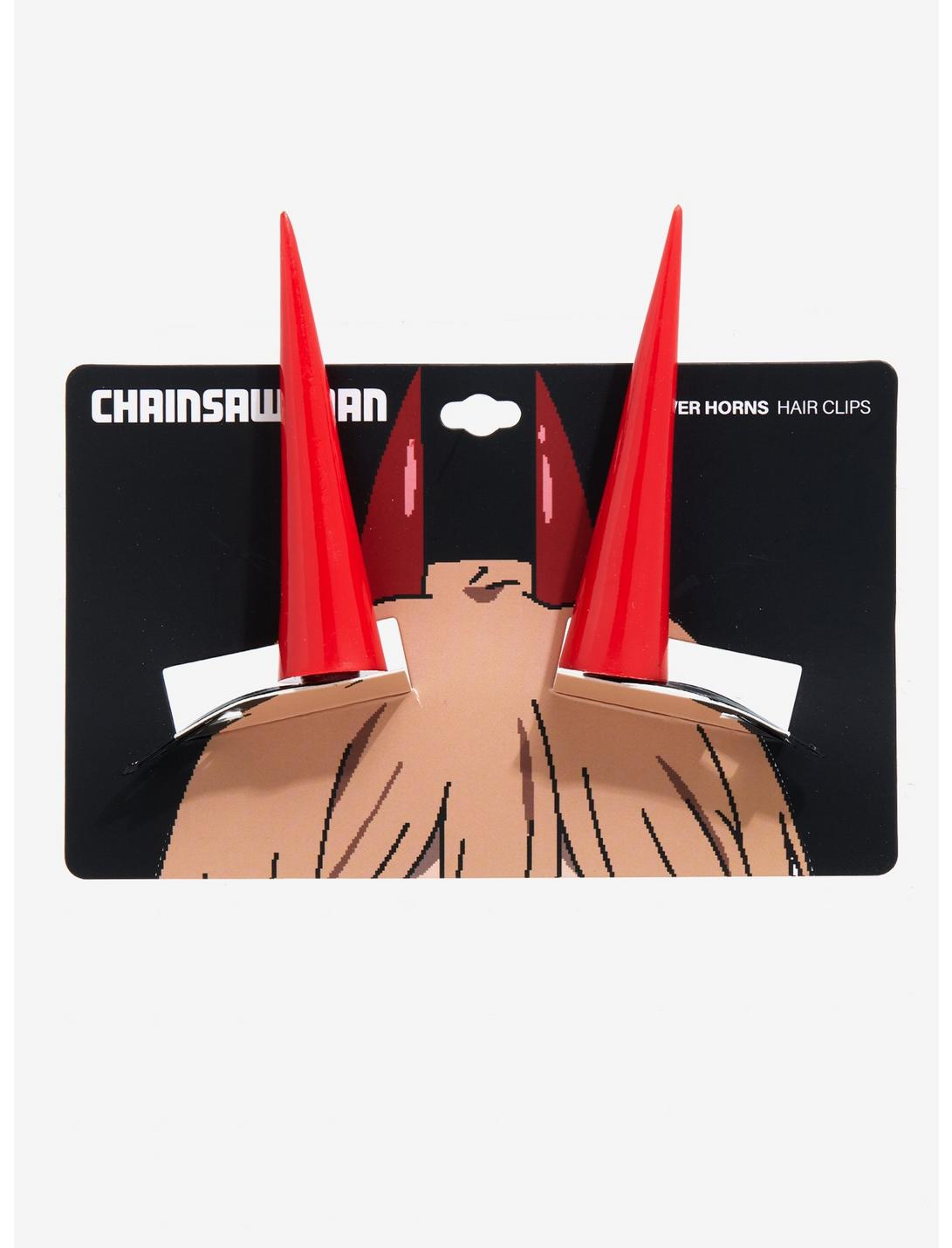 Chainsaw Man Power Figural Horns Hair Clips, , hi-res