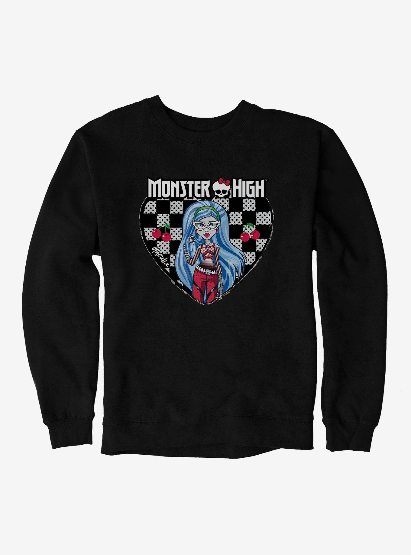 Monster High Ghoulia Yelps Checkerboard Heart Sweatshirt