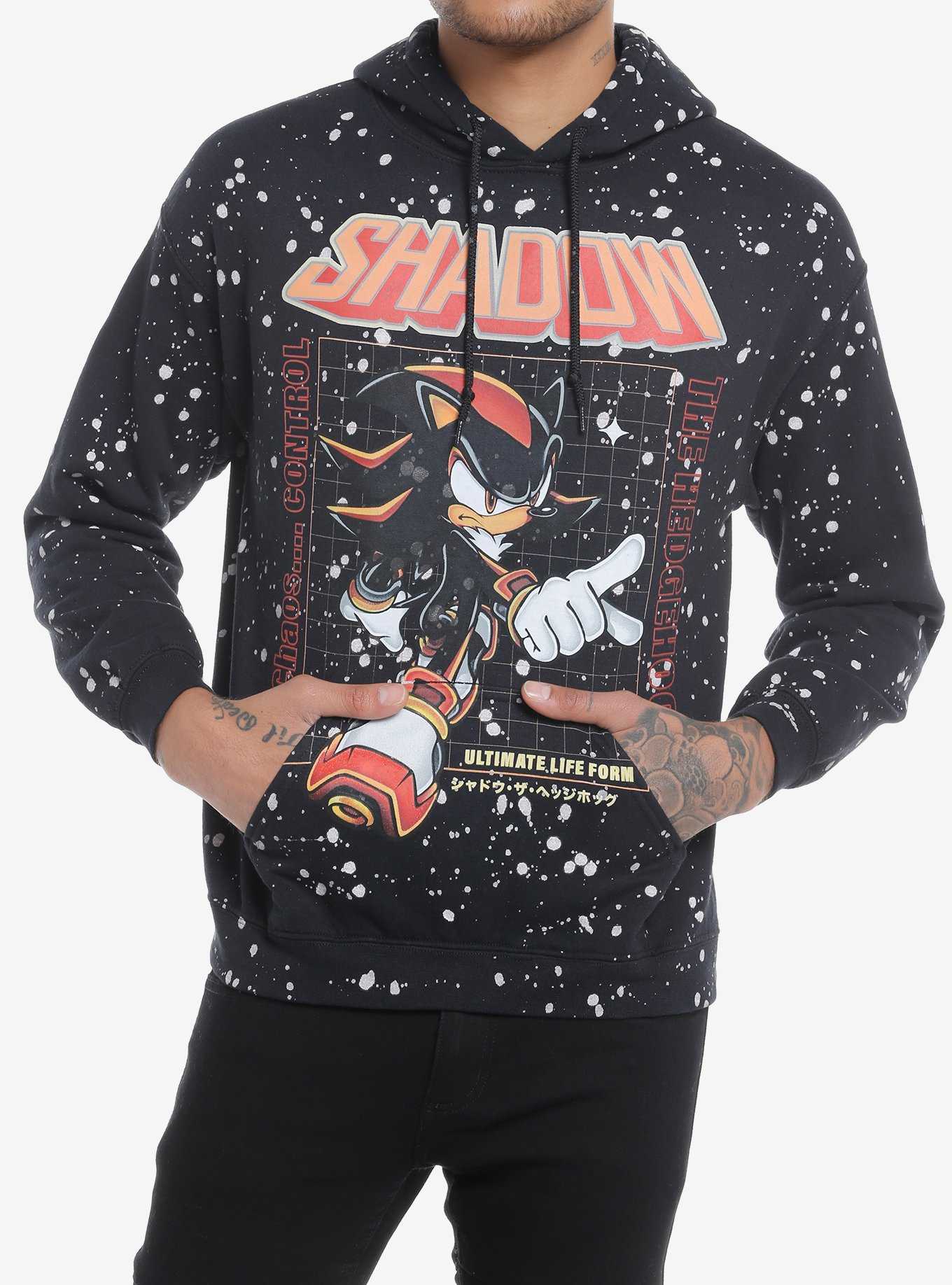 Sonic The Hedgehog Shadow Speckled Hoodie, , hi-res