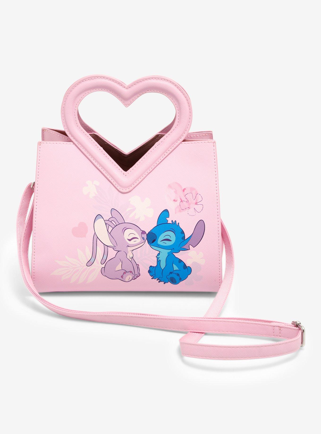 New Her Universe Disney Lilo and Stitch Confetti Heart Crossbody Bag Purse  Angel