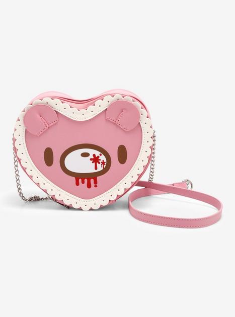 Gloomy Bear Heart Lace Crossbody Bag | Hot Topic