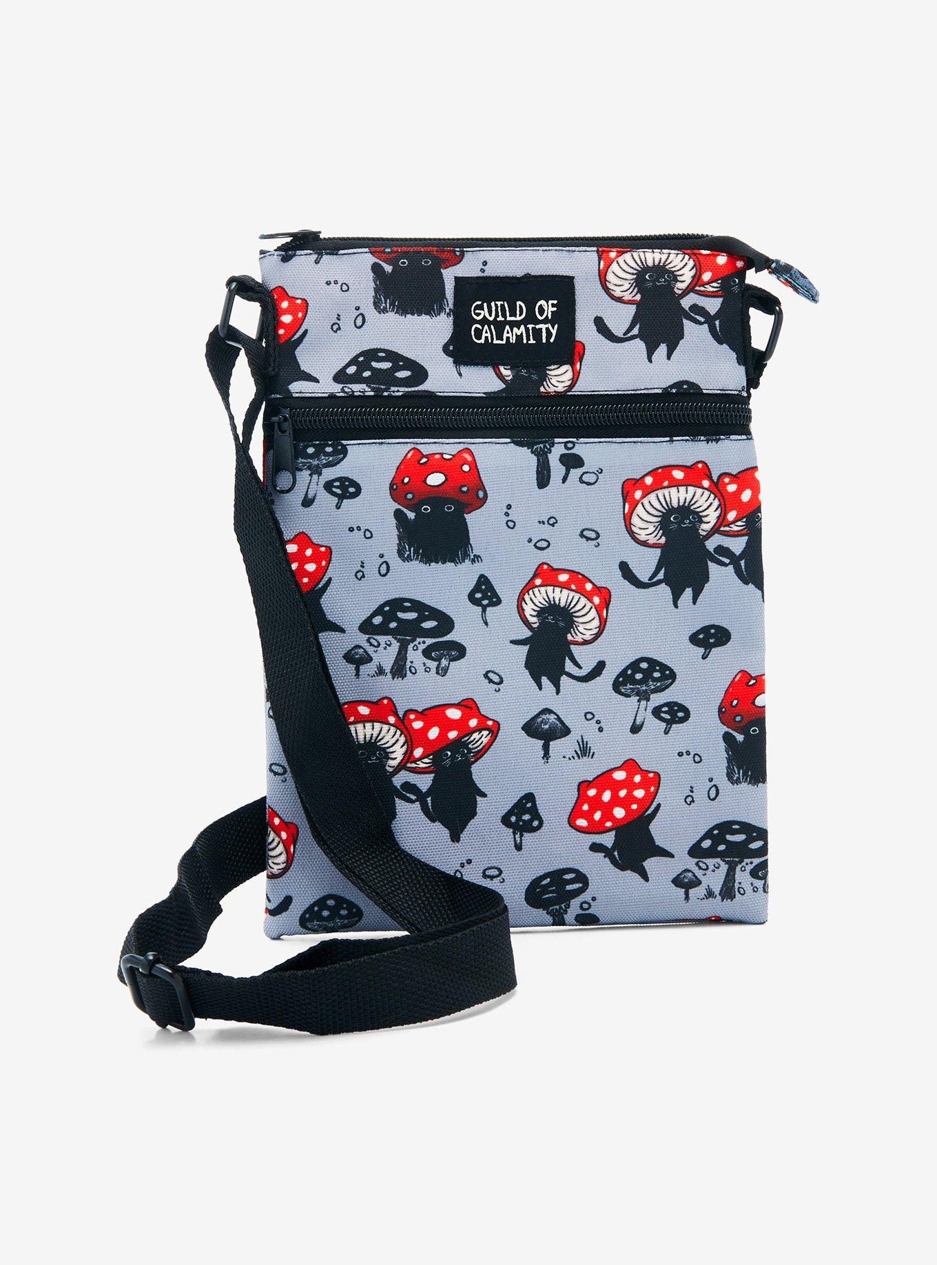 Guild Of Calamity Cat Mushroom Passport Crossbody Bag, , hi-res