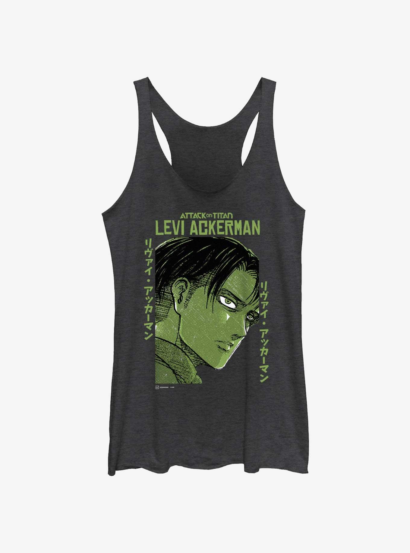 Attack on Titan Levi Ackerman Portrait Womens Tank Top, , hi-res