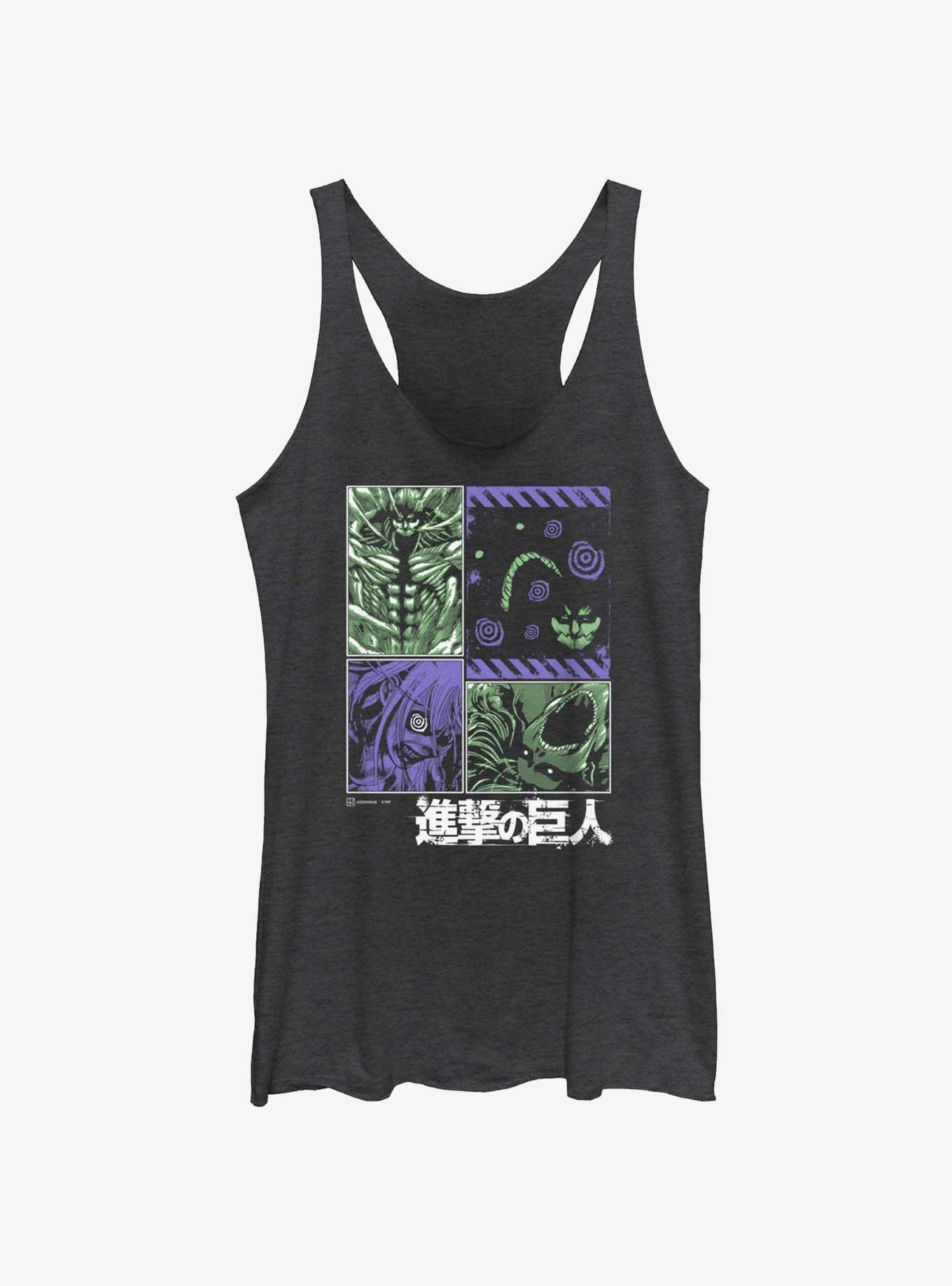 Attack on Titan Armored Founding and Attack Titans Womens Tank Top