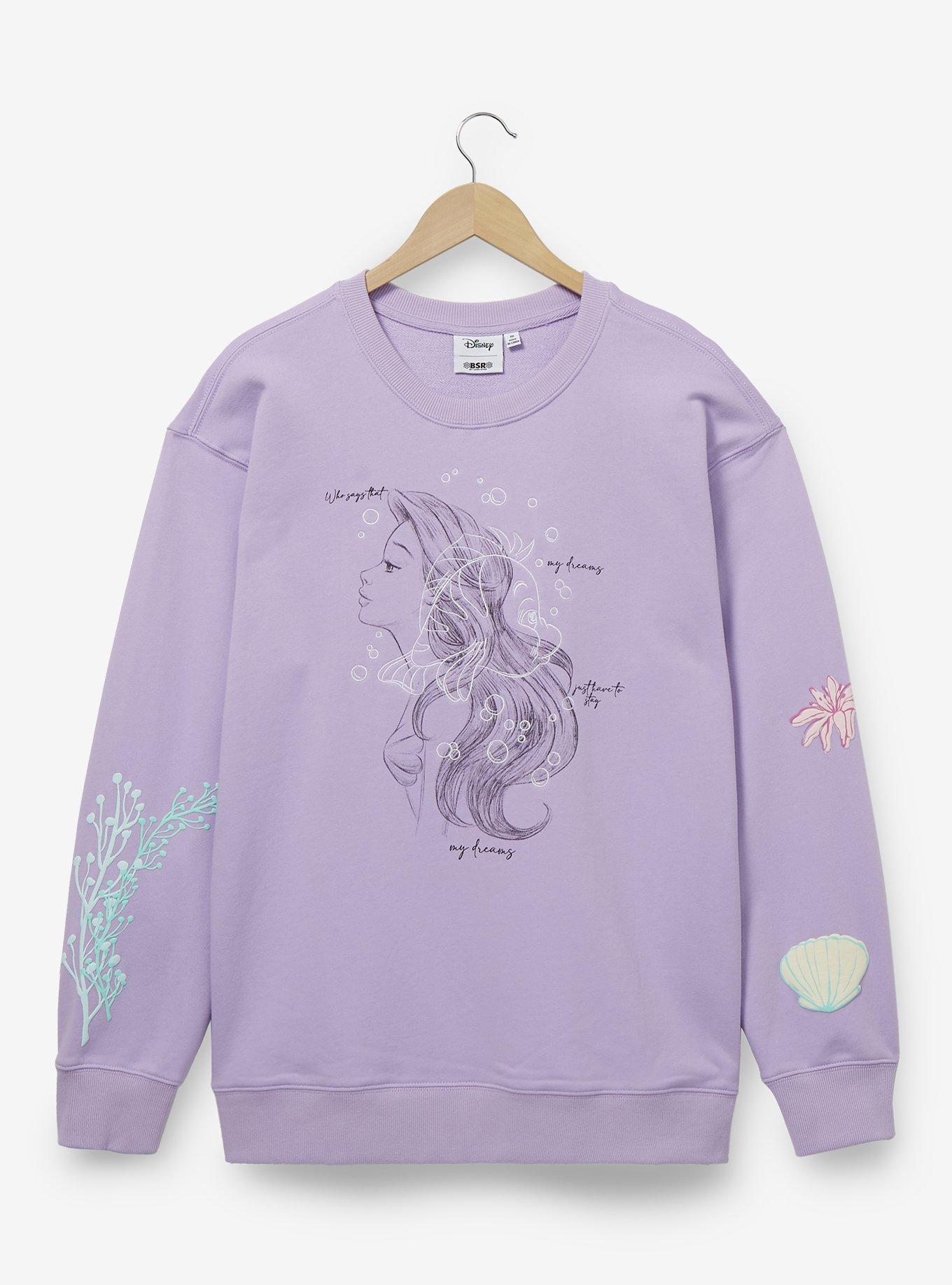 Samii Ryan Disney The Little Mermaid Ariel Portrait Crewneck, , hi-res