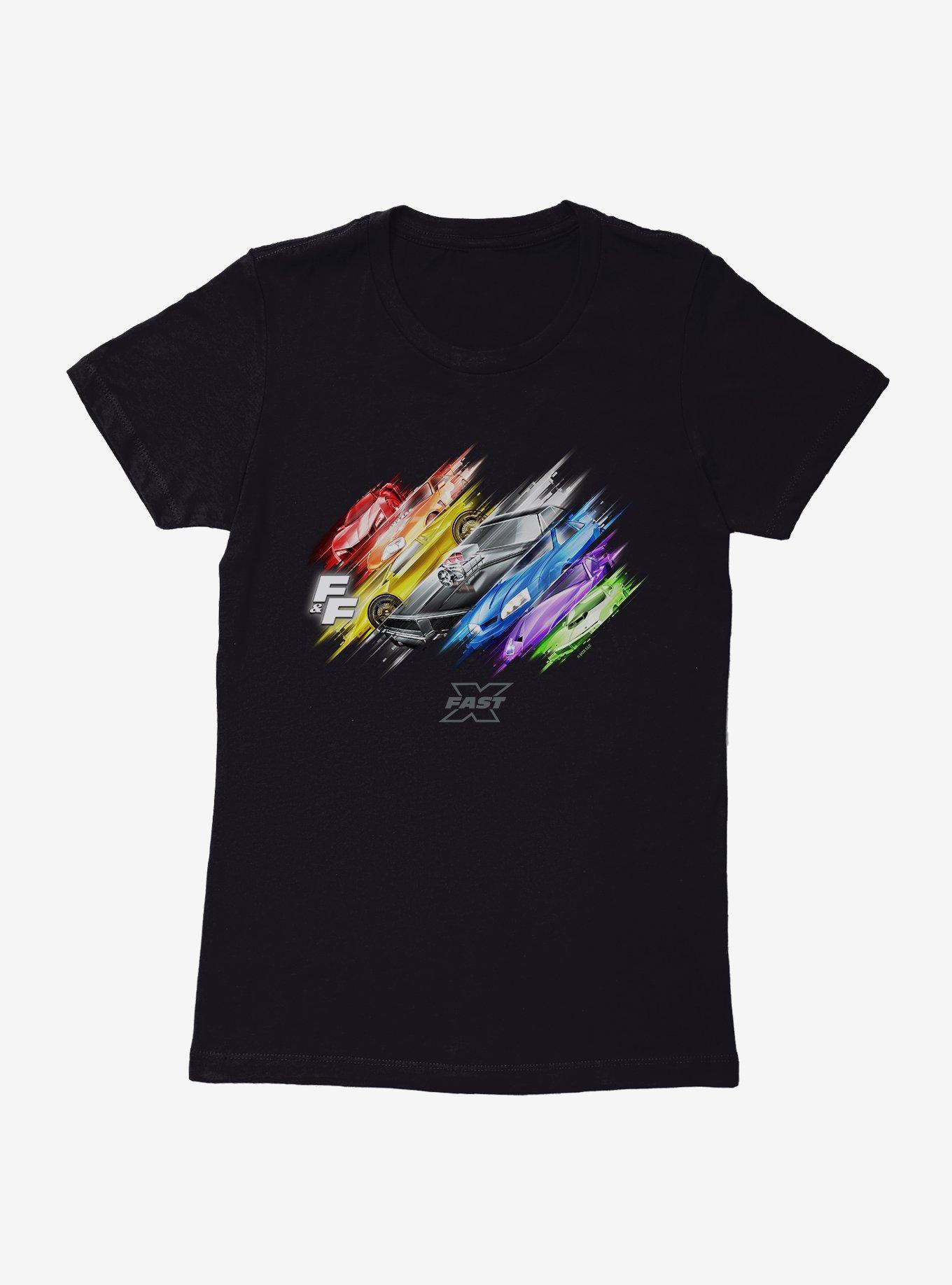 Fast X Car Line Up Slash Womens T-Shirt, , hi-res