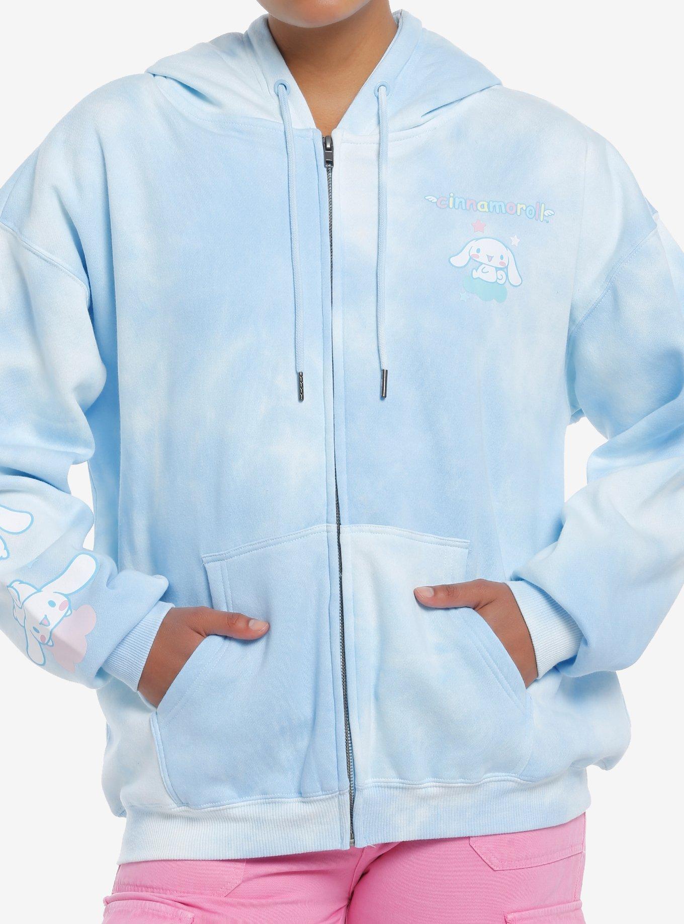 Cinnamoroll Unicorn Blue Tie-Dye Girls Hoodie, MULTI, hi-res