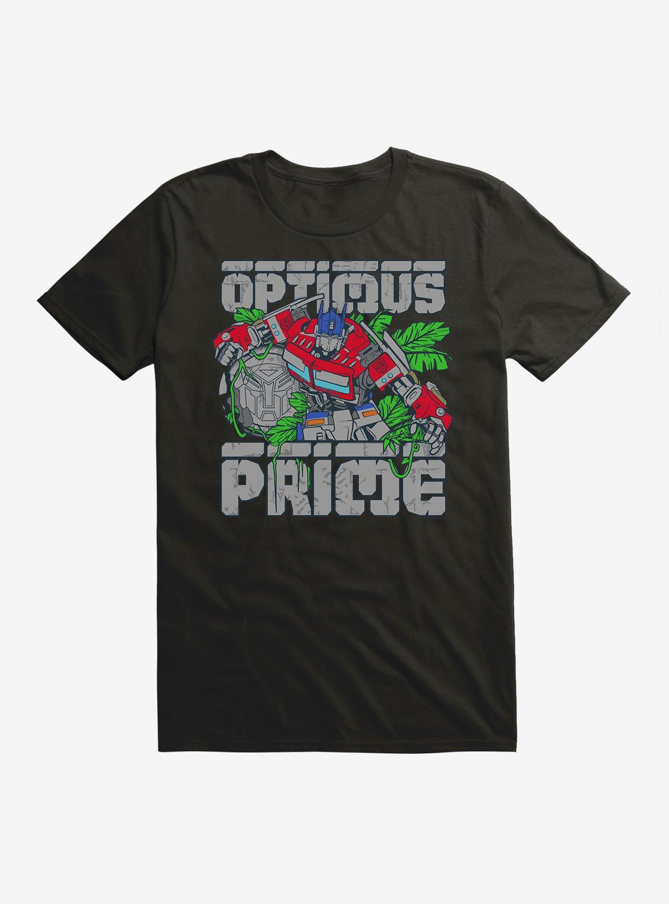Transformers: Rise of the Beasts Optimus Prime Jungle T-Shirt