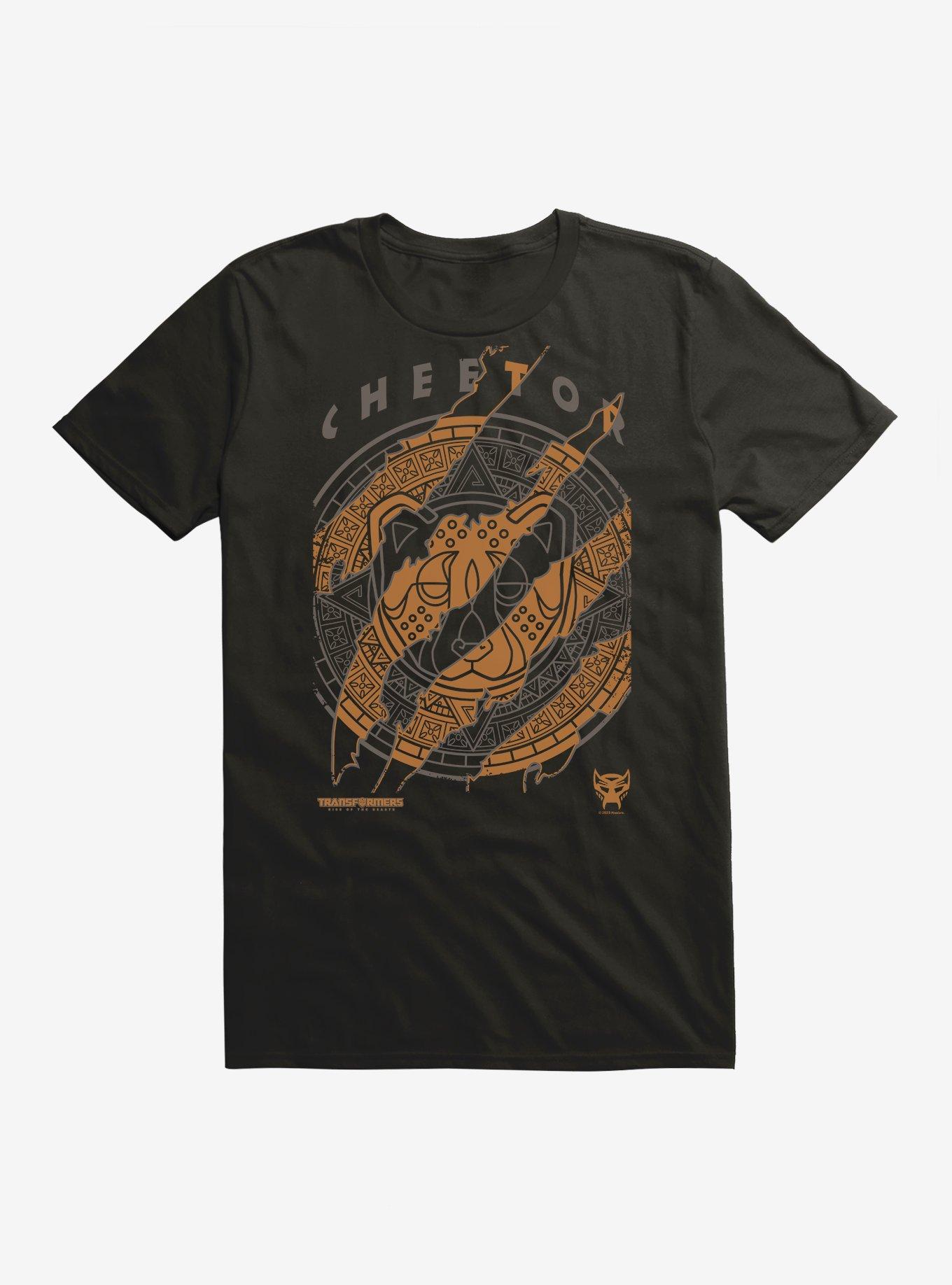 Transformers: Rise of the Beasts Cheetor Scratch T-Shirt, BLACK, hi-res