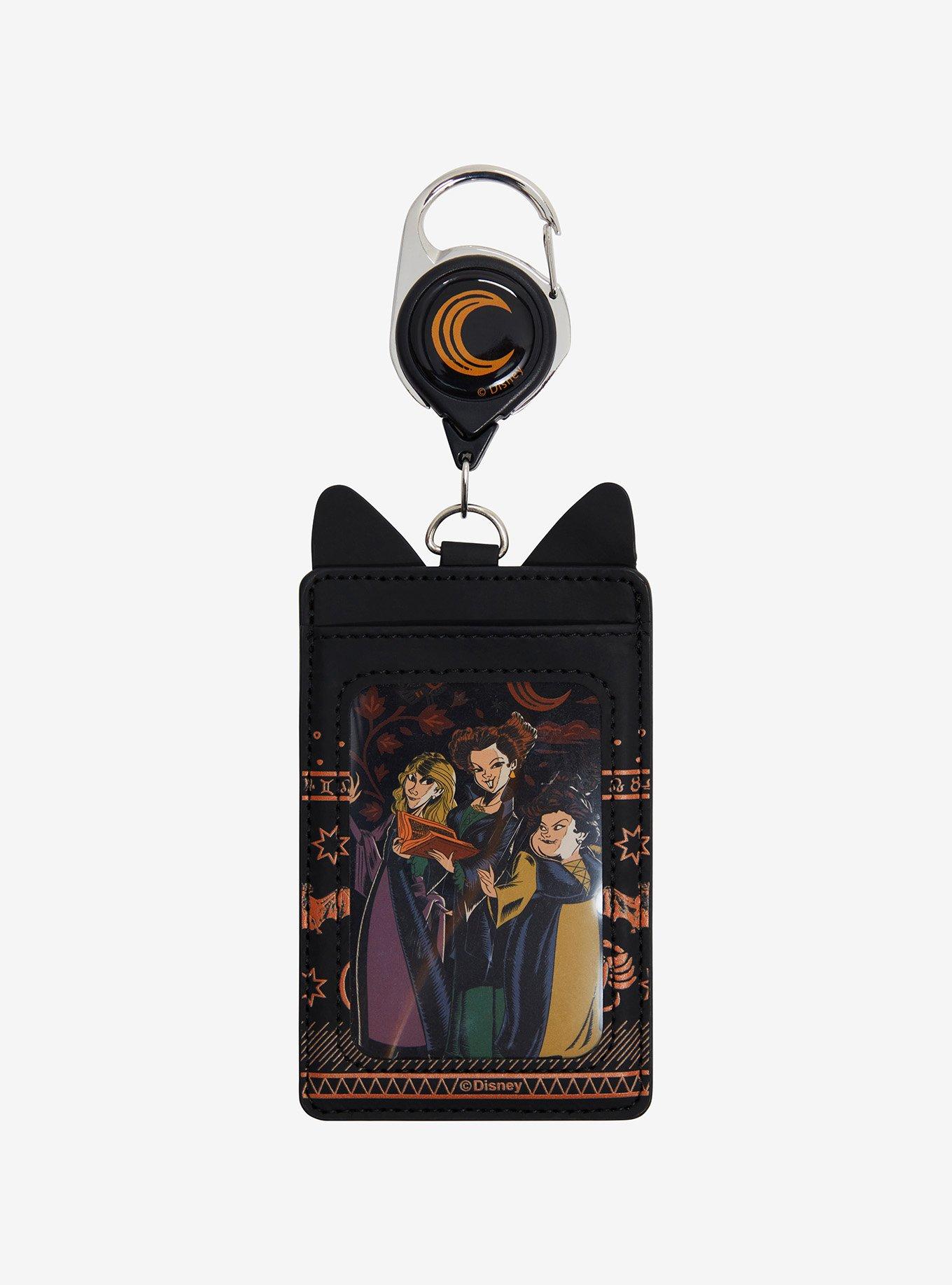 Disney Hocus Pocus Black Flame Candle Print Retractable Lanyard - BoxLunch Exclusive, , hi-res