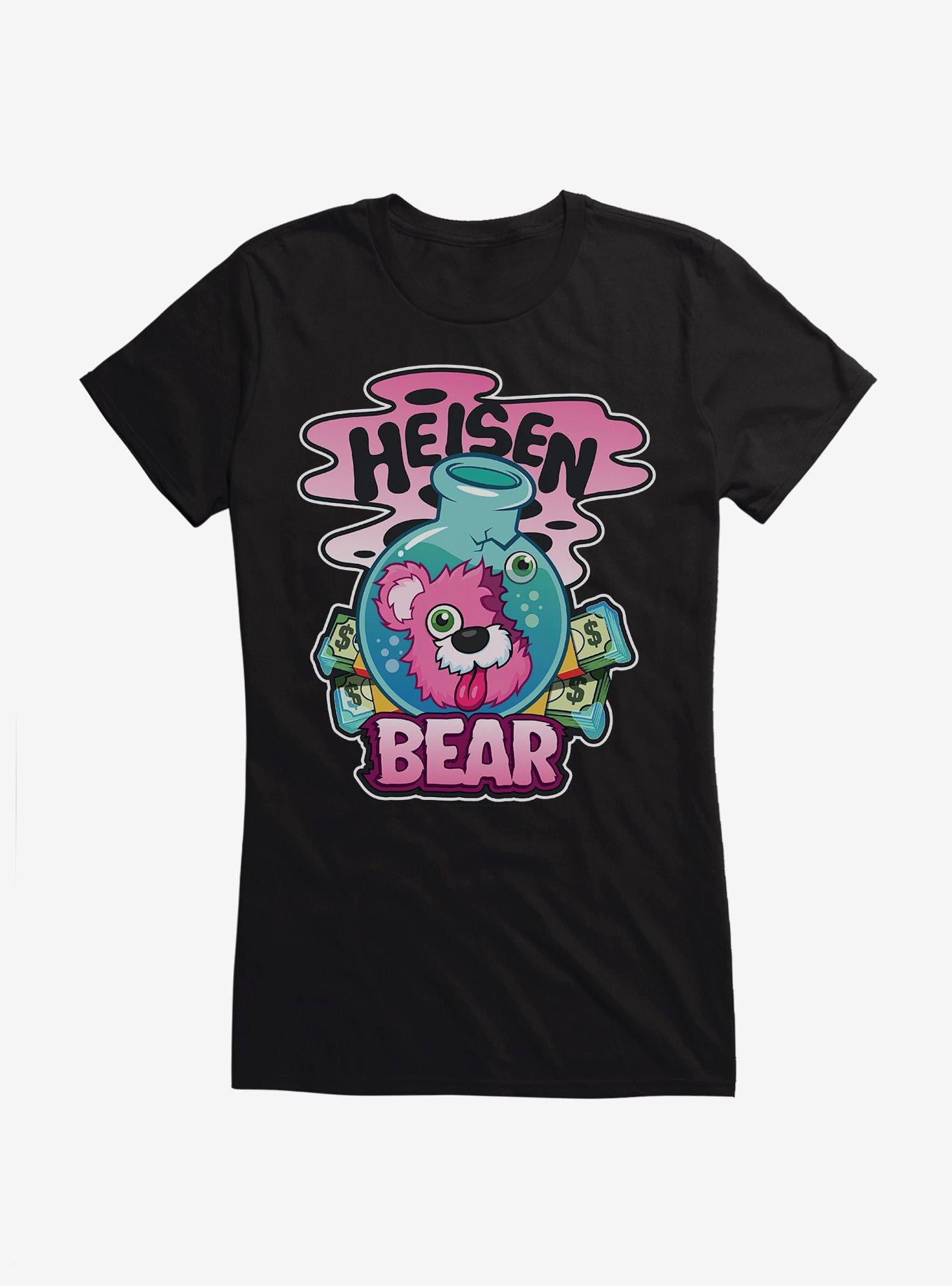 Breaking Bad Heisen Bear Girls T-Shirt, BLACK, hi-res