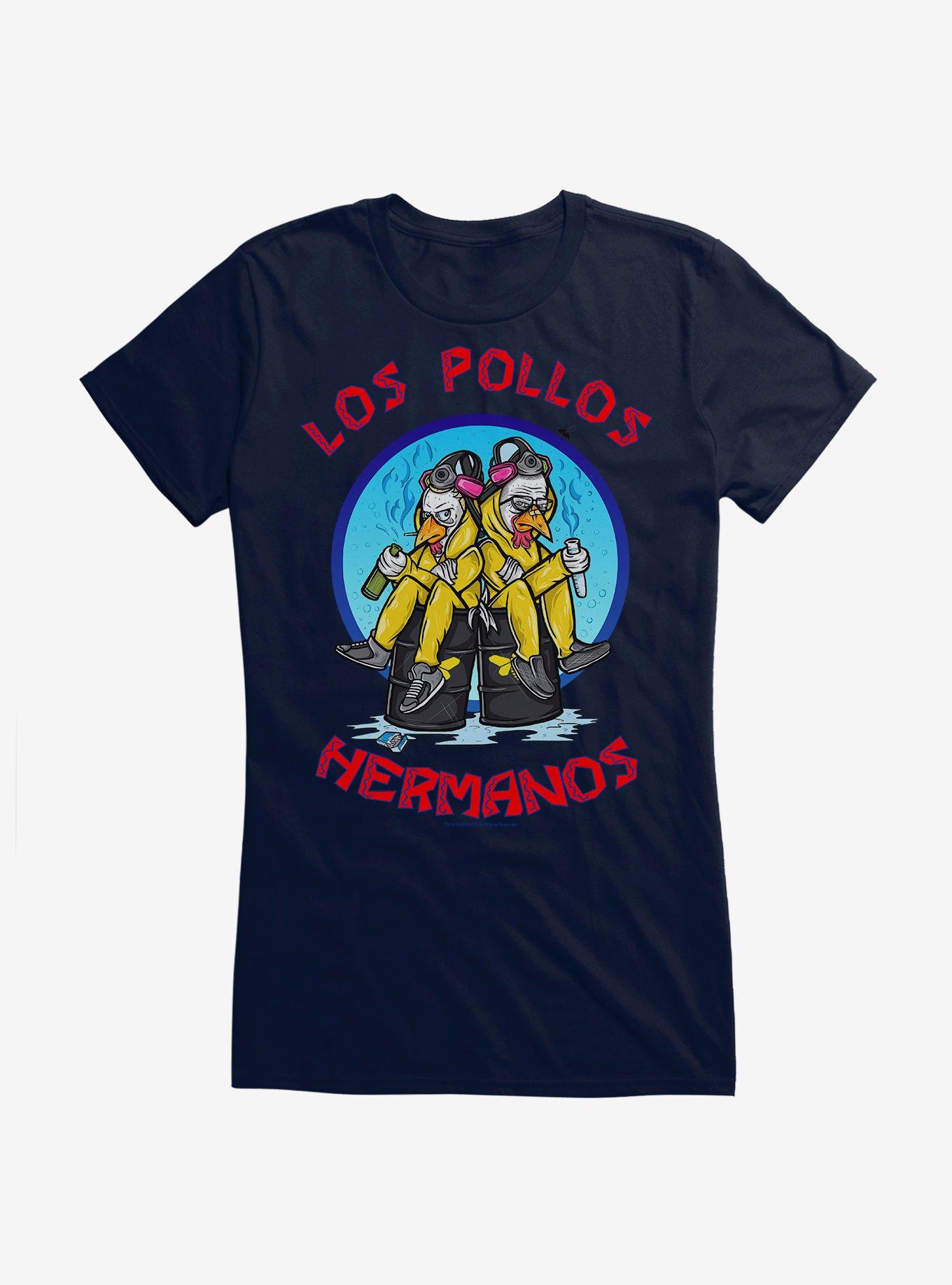 Breaking Bad Los Pollos Hermanos Cooks Girls T-Shirt, NAVY, hi-res