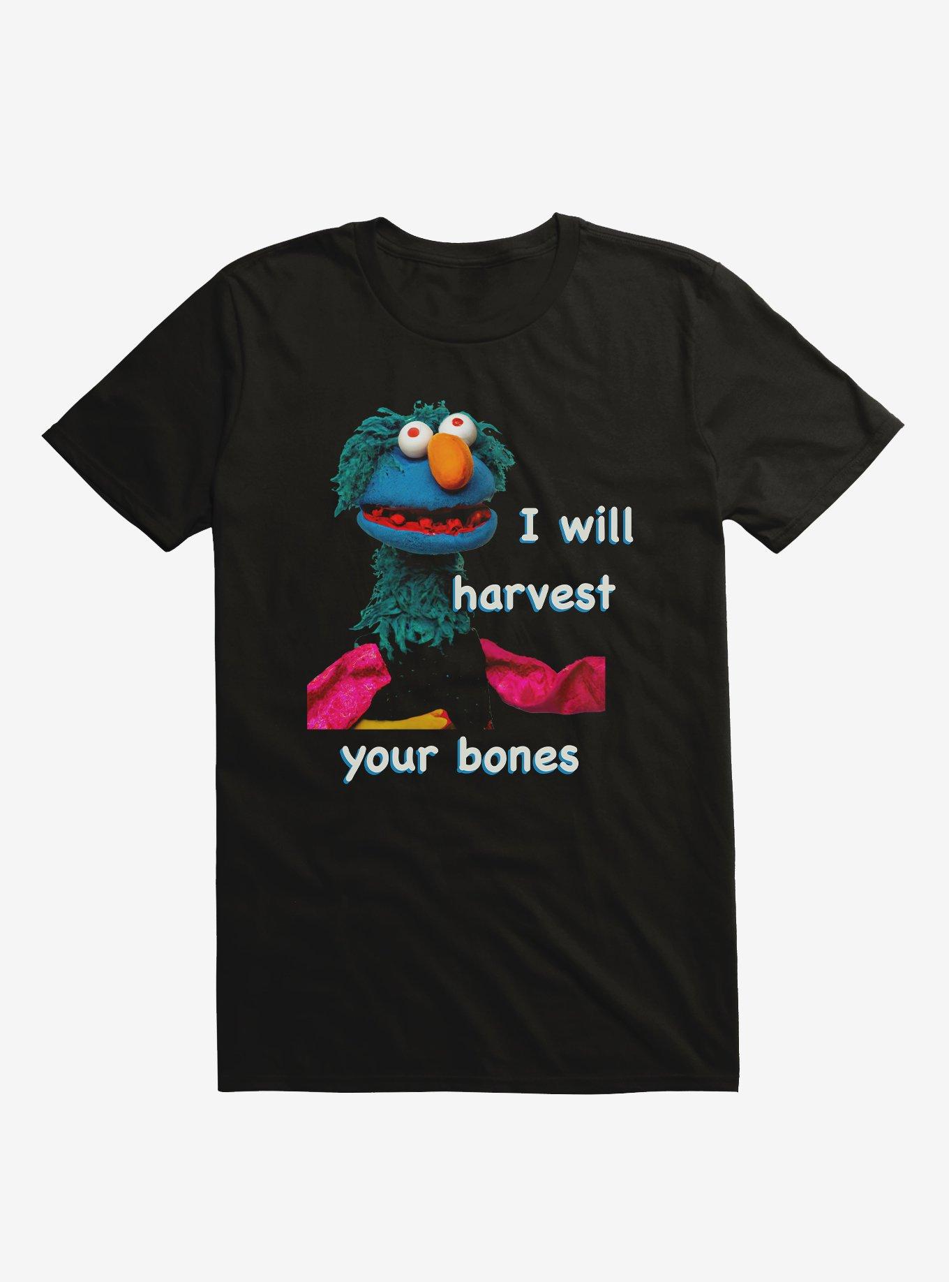 I Will Harvest Your Bones Puppet T-Shirt, BLACK, hi-res