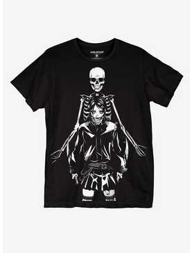 Skeleton Mask Girl T-Shirt By Zombie Makeout Club, , hi-res