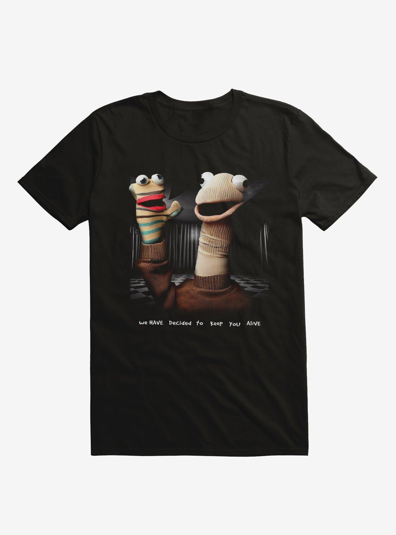 Keep You Alive Puppet Monster T-Shirt, BLACK, hi-res