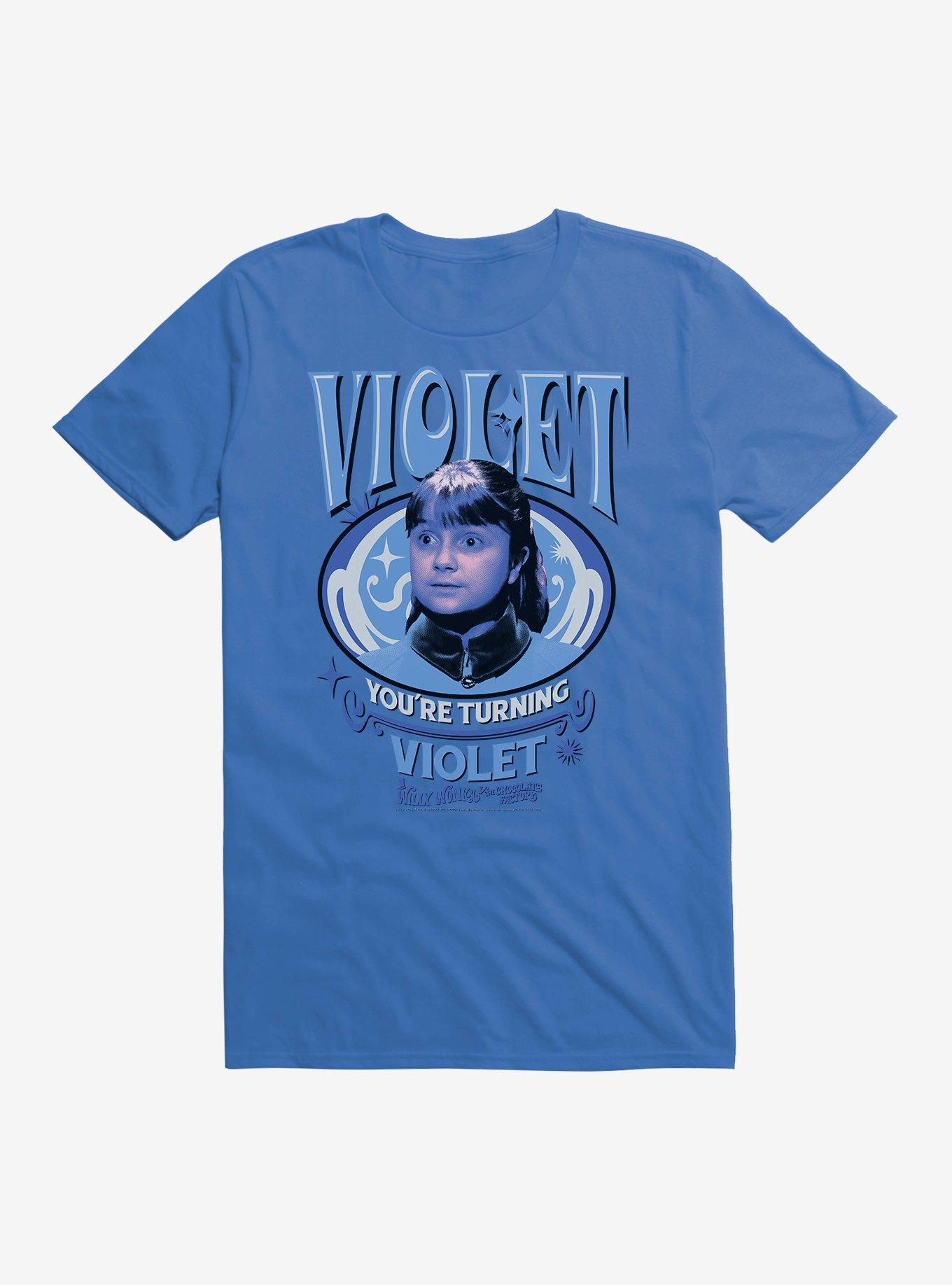 Willy Wonka And The Chocolate Factory Violet You're Turning Violet T-Shirt, , hi-res