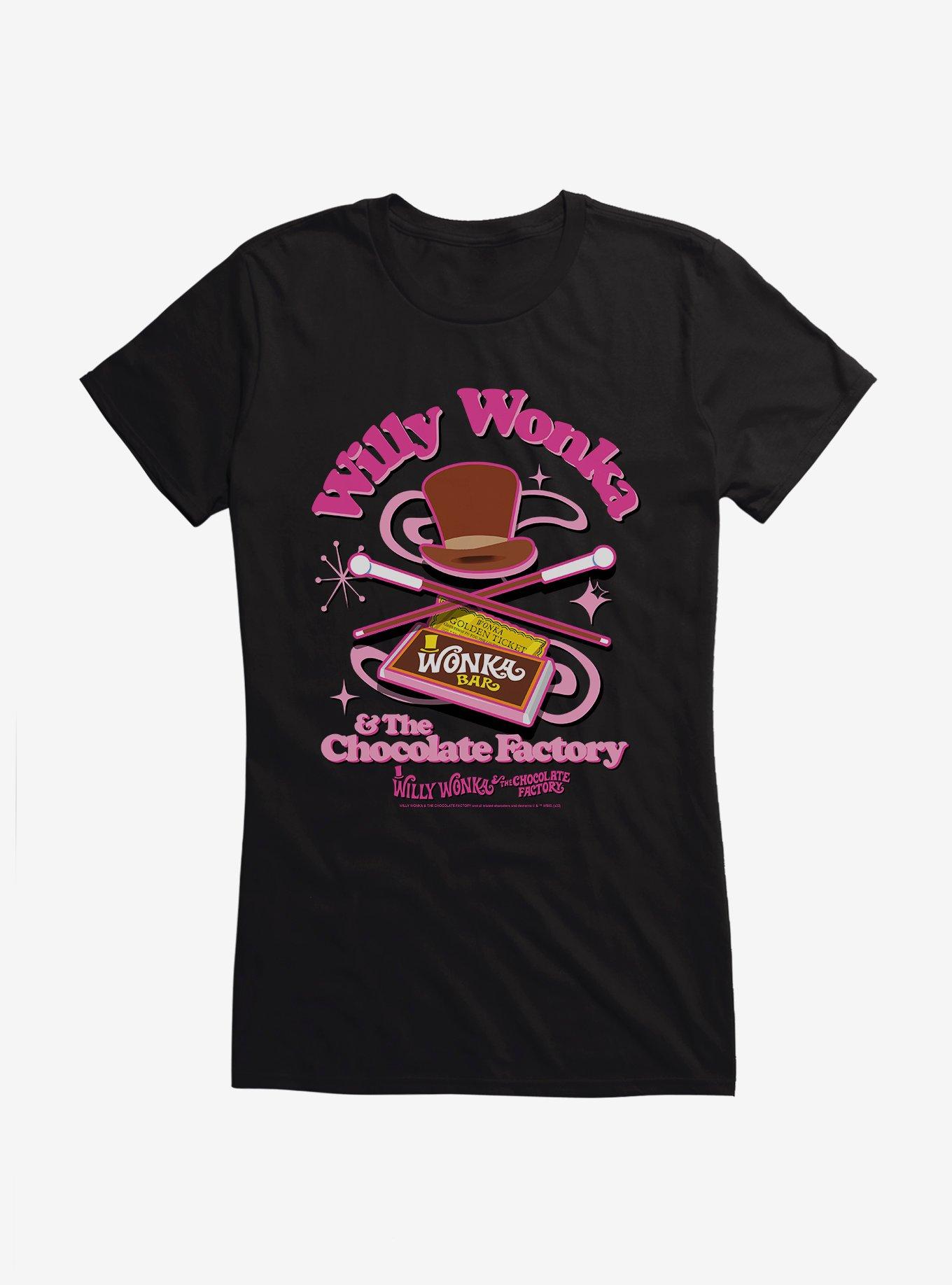 Willy Wonka And The Chocolate Factory Bar Girls T-Shirt