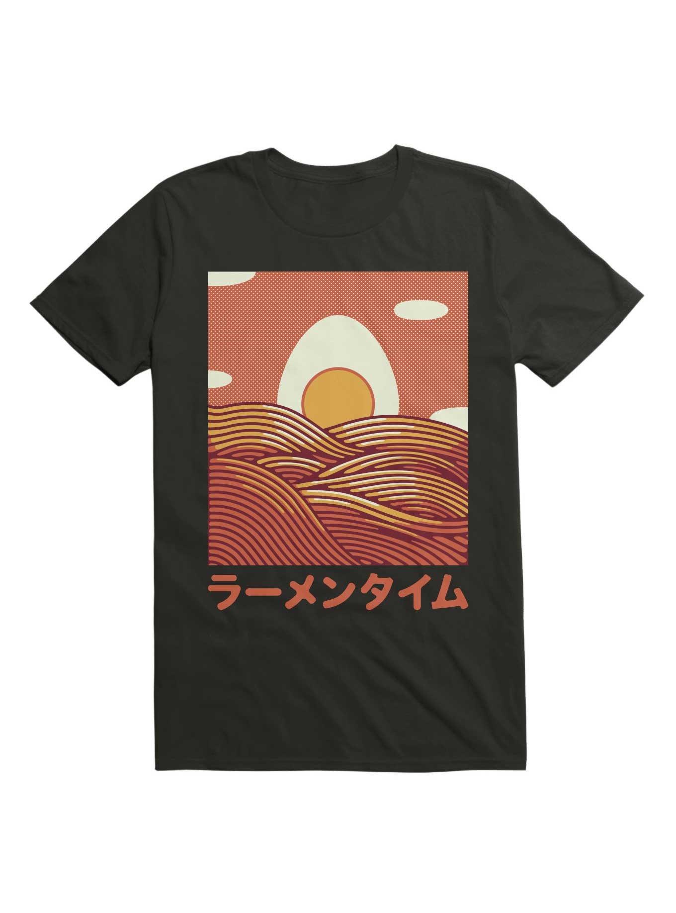 Minimalist Sunset Egg Noodles T-Shirt