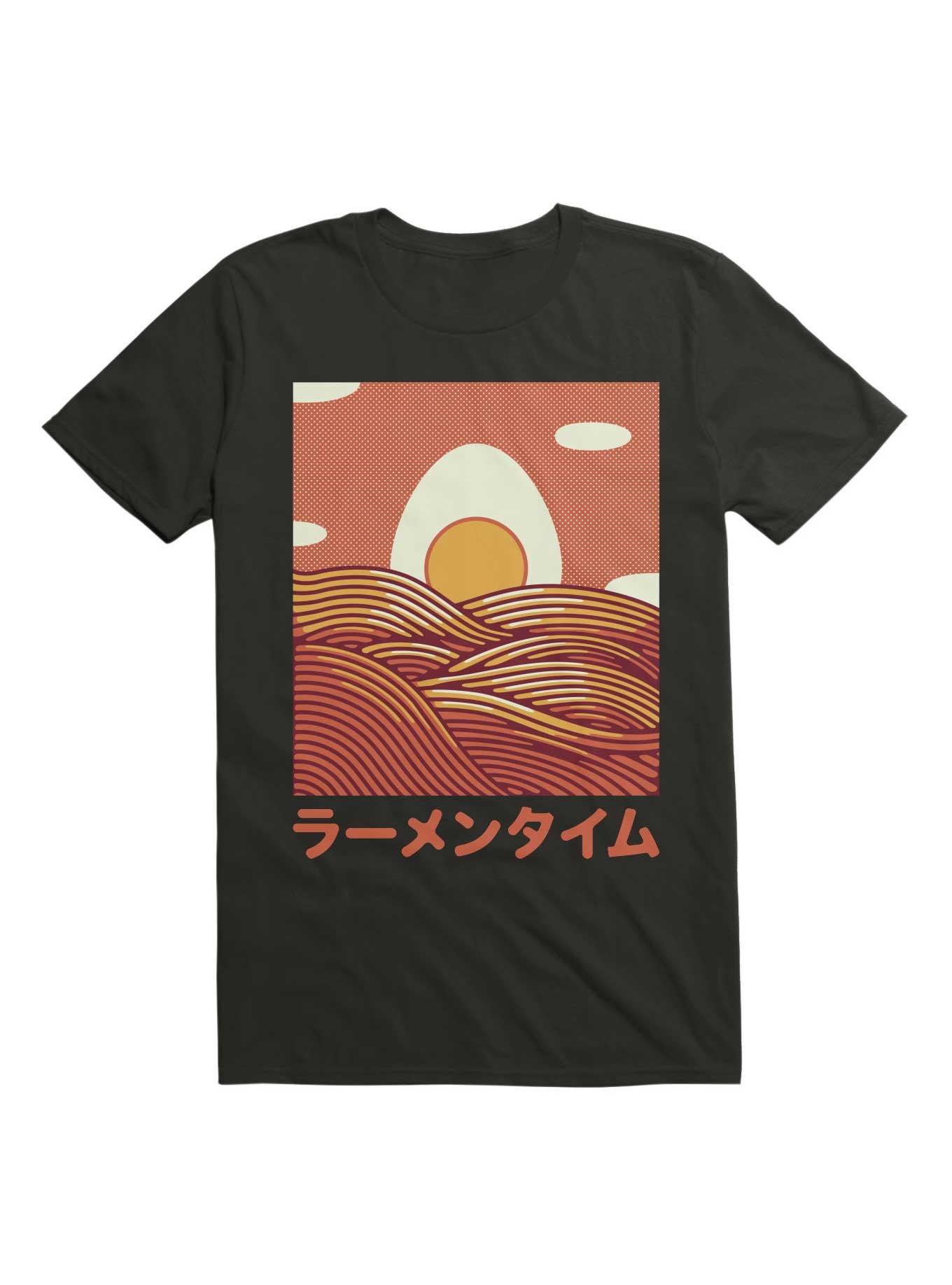 Minimalist Sunset Egg Noodles T-Shirt, , hi-res